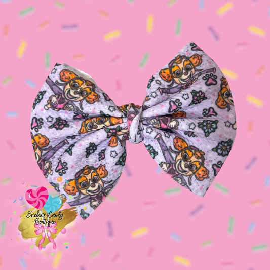 Paw Patrol - 5in Bullet Fabric Bow