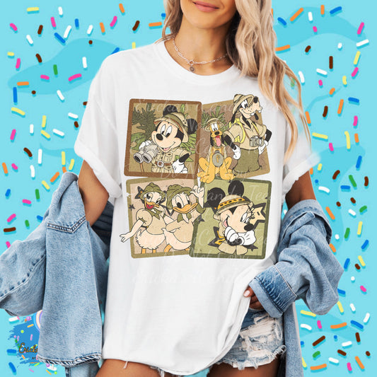 Fab 5 Safari - Kids & Adult Apparel