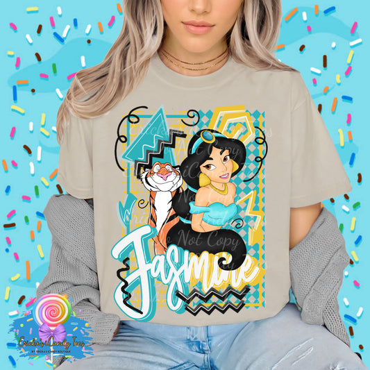 Retro Arabic Princess - Kids & Adult Apparel