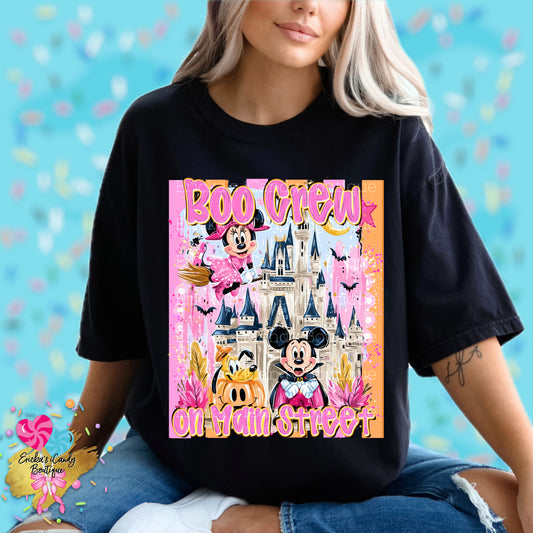 Boo Crew On Main Street - Kids & Adult Apparel