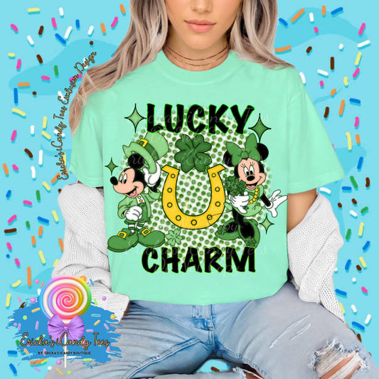 Lucky Charm Mouse - Kids & Adult Apparel