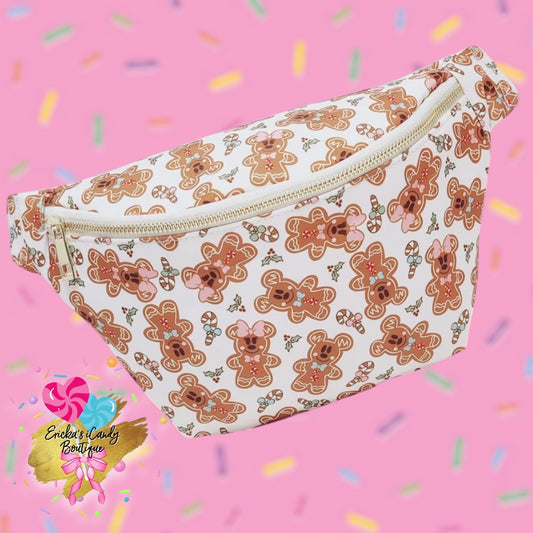 Gingerbread Mouse - Large Fanny Belt Bag