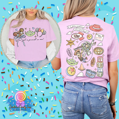 To Infinity & Beyond Hand Drawn - Front & Back Tees & Sweatshirts