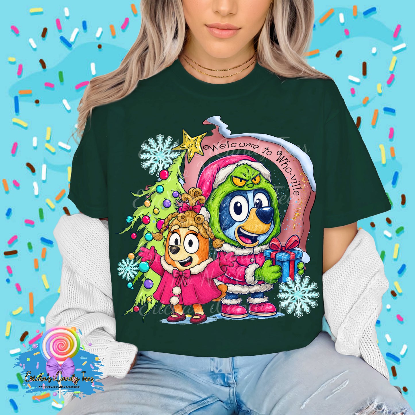 Bluey in Whoville - Tees & Sweatshirts