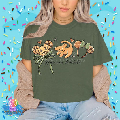 Hakuna Matata Hat Ear LL HandDrawn- Apparel