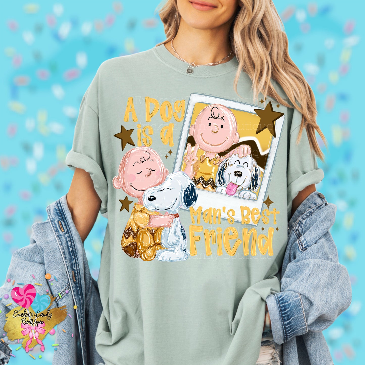Charlie Pup Besties Polaroid - Kids & Adult Apparel