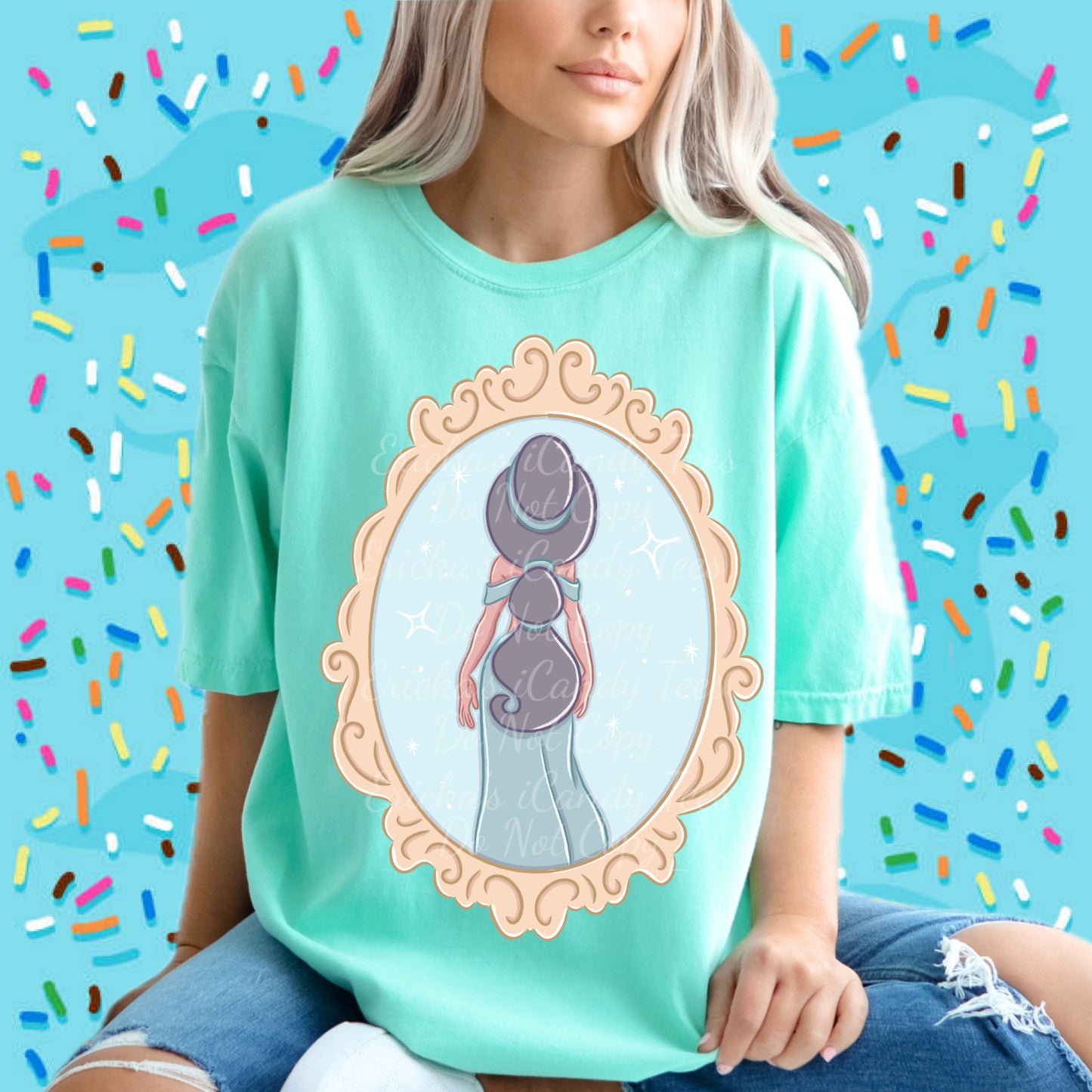 All Princess Back Frame - Kids & Adult Apparel