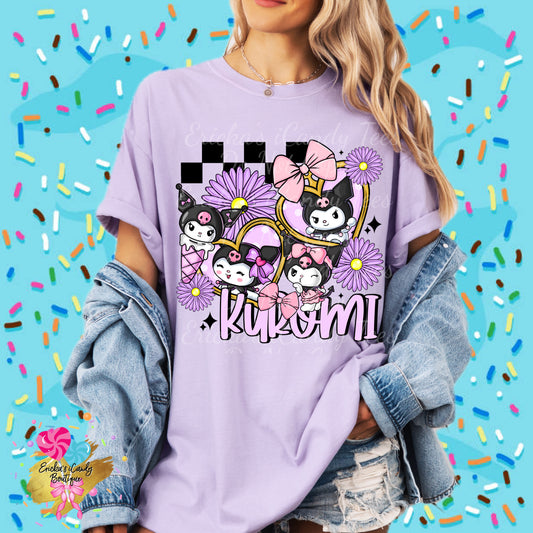 Kuromi Heart Locket - Kids & Adult Apparel