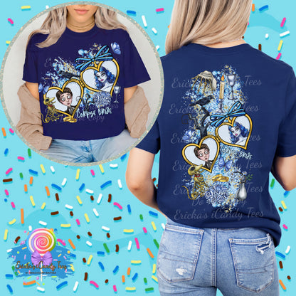 Corpse Bride Heart Locket -Apparel Front & Back