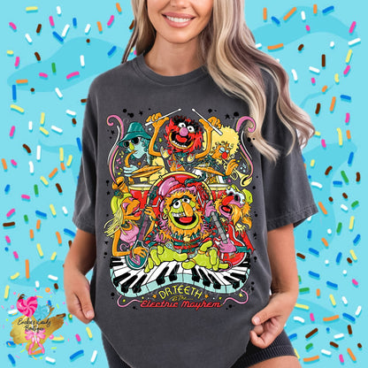 Electric Mayhem Piano - Kids & Adult Apparel