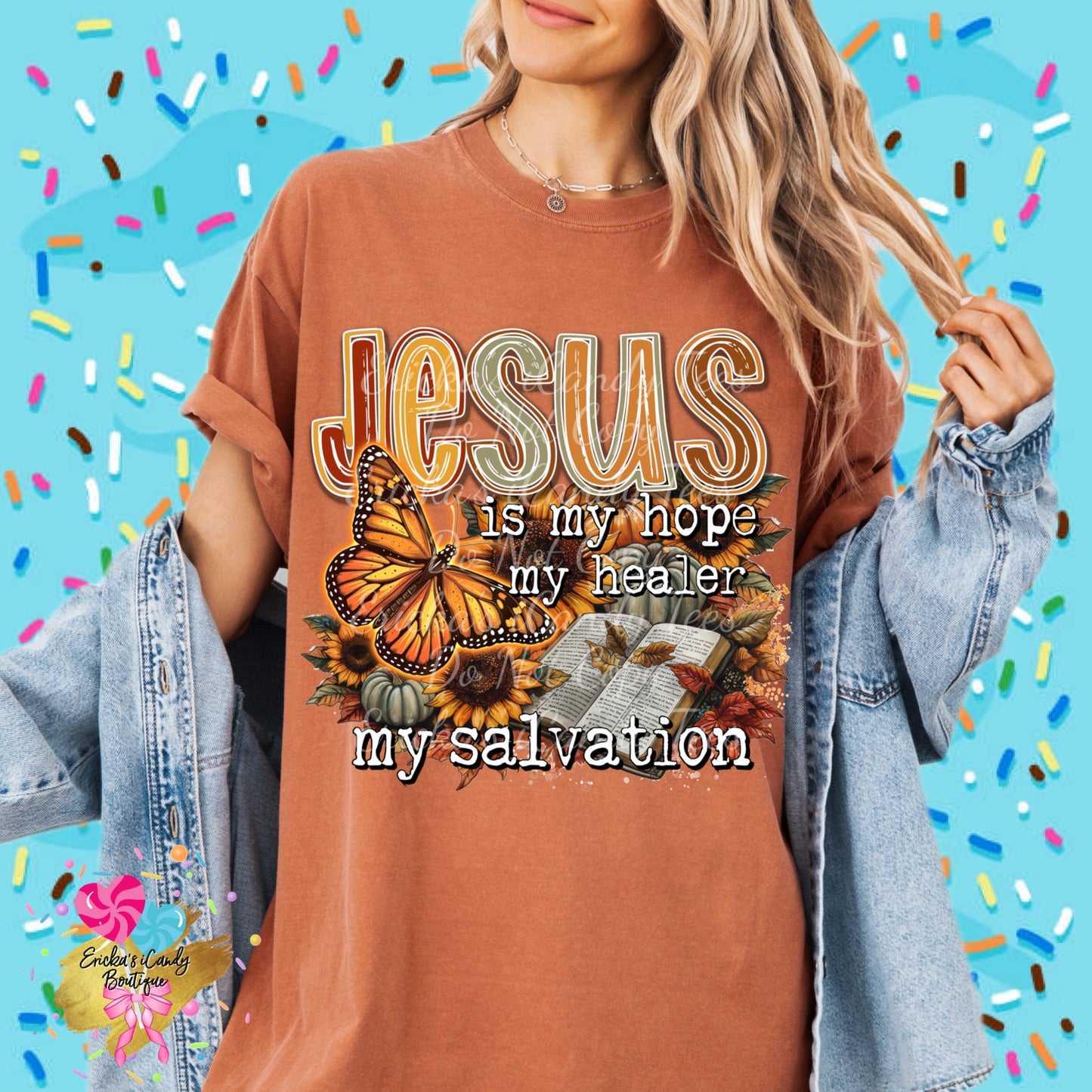 Jesus is my hope, my healer, my salvation - Kids & Adult Apparel