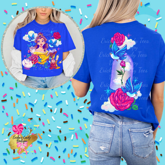 Rose Princess Neon - Front & Back Apparel