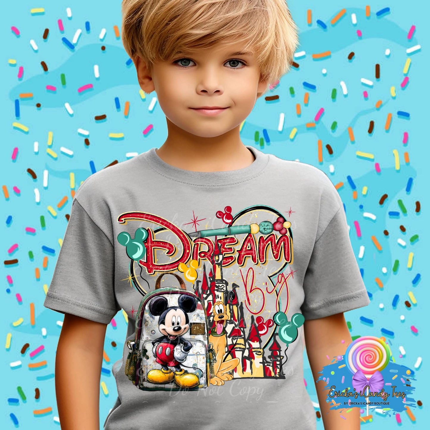 Dream Big Boy Mouse - Kids & Adult Apparel