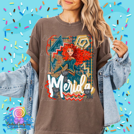 Retro Brave Princess - Kids & Adult Apparel