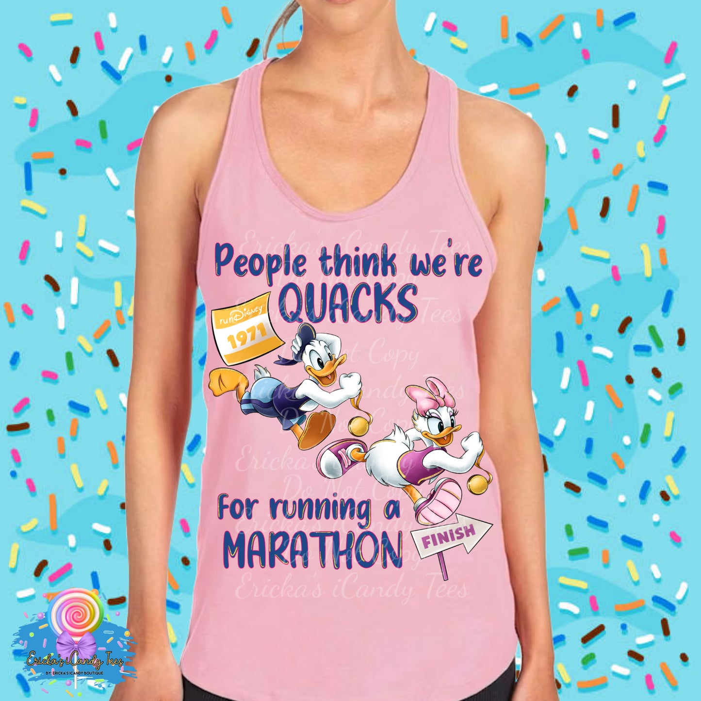 We’re Quacks! For running a marathon - Kids & Adult Apparel