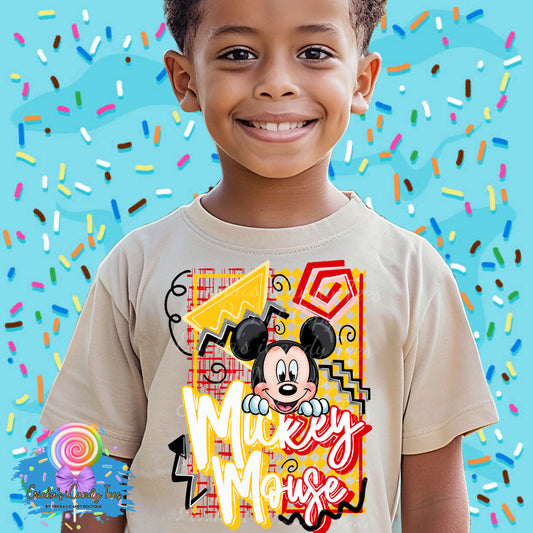 Retro Boy Mouse  - Kids & Adult Apparel