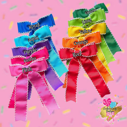 Moonstitch Silver Pearl Mouse Bows - MTO (15 BD)