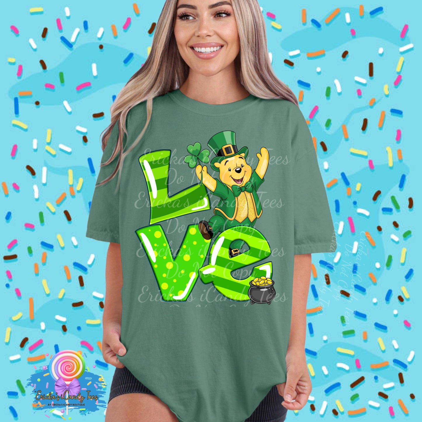 L🍀VE Bear - Kids & Adult Apparel