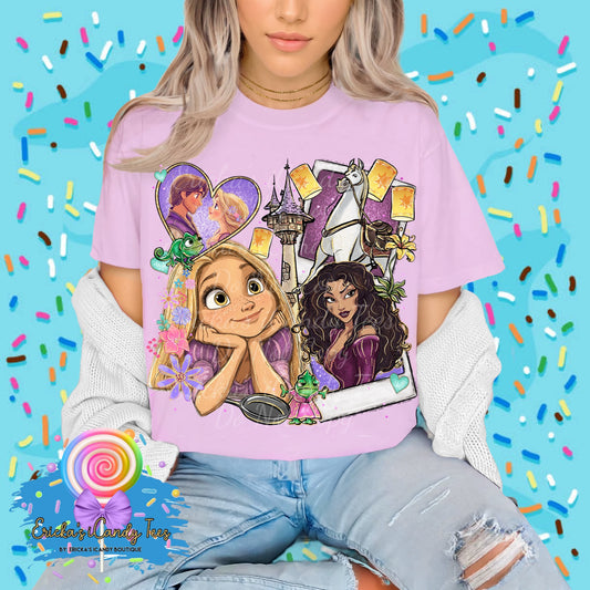 Tower Princess Polaroid - Kids & Adult Apparel
