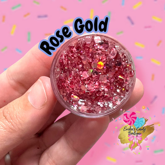 Rose Gold  - Glitter Gel