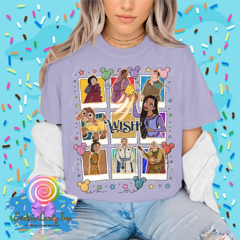 Wish Polaroid Collage - Kids & Adult Apparel