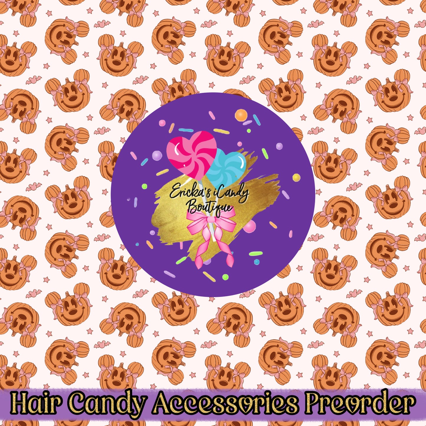 Mouse Girl Pumpkin - Hair Candy Accessories (MTO-15 BD)