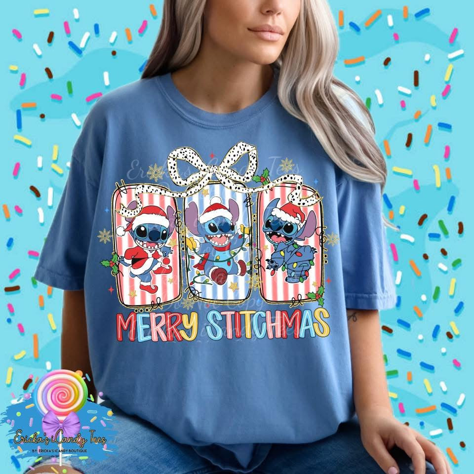 Merry Stitchmas Coquette Frames - Kids & Adult Apparel