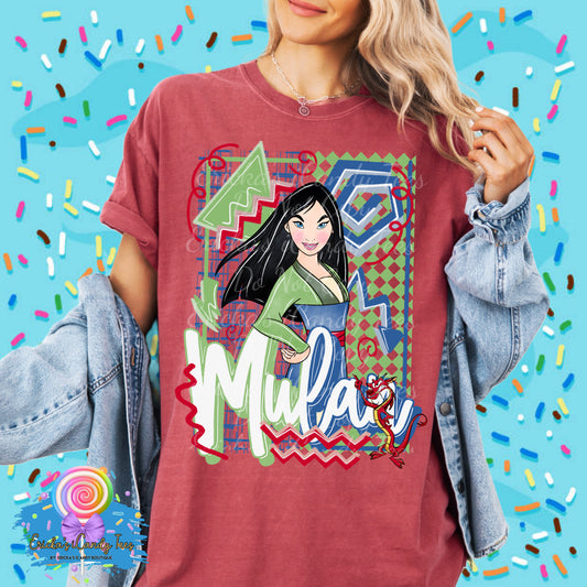 Retro Warrior Princess - Kids & Adult Apparel