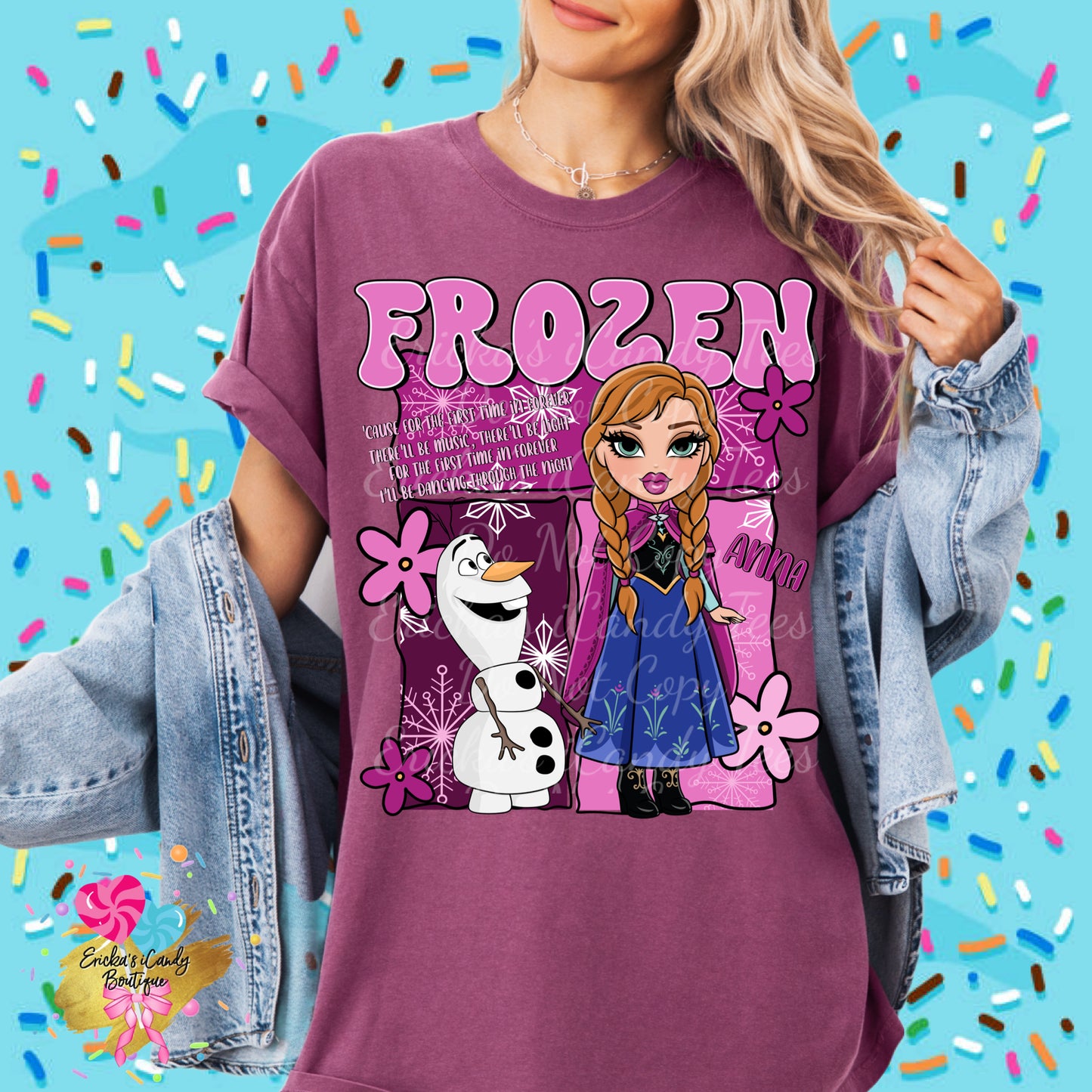 Frozen Bratz Mash Up (Elsa/Ana) - Kids & Adult Apparel