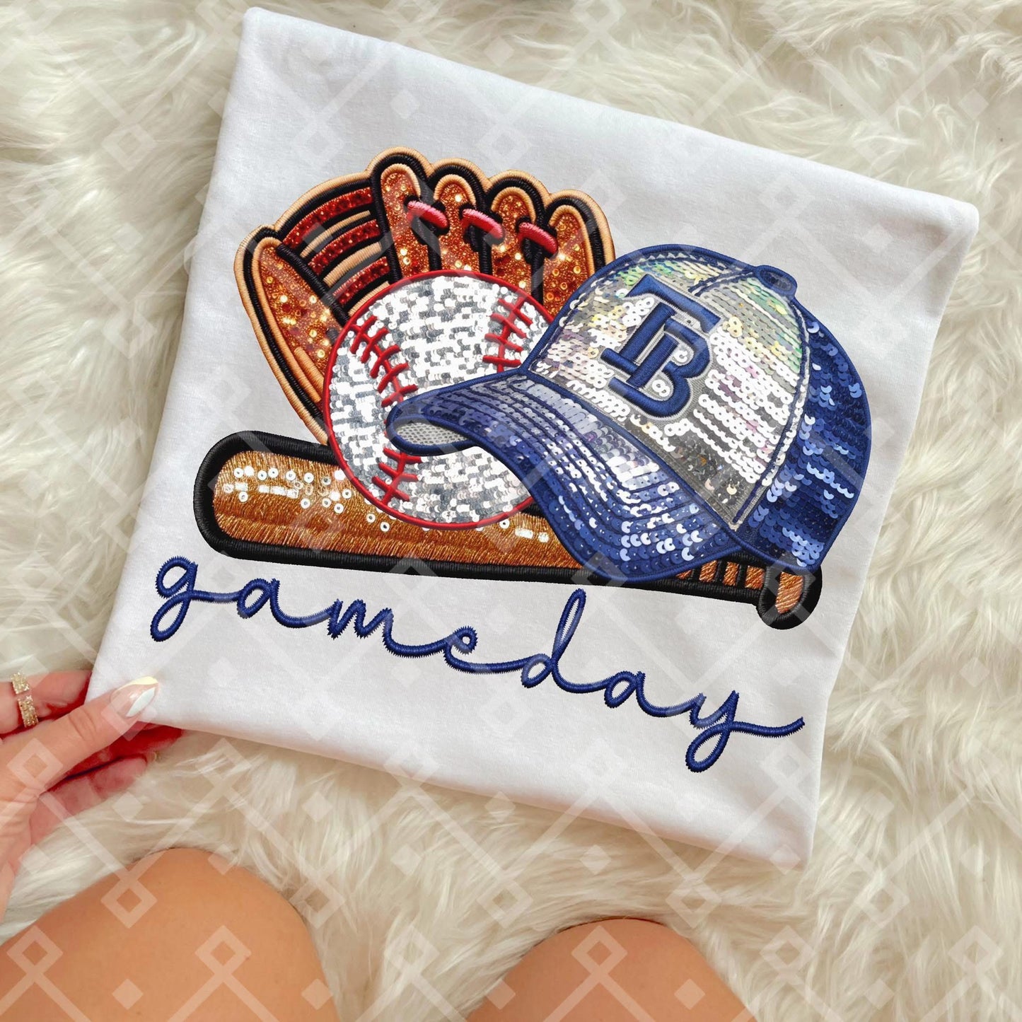 Tampa Bay Sequins Baseball Cap - Kids & Adult Apparel