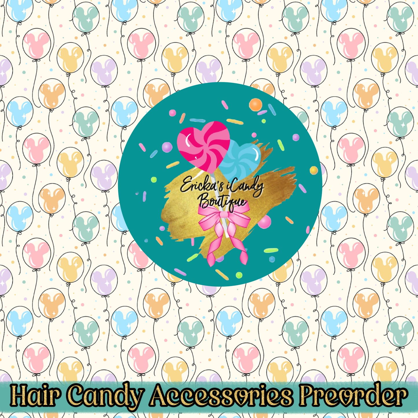 Pastel Ballons - Hair Candy Accessories Preorder