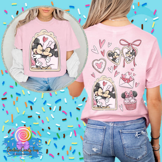 Lovers Frame LL HandDrawn - Front & Back Apparel