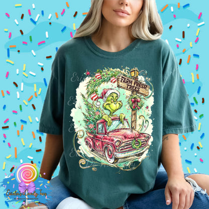 Farm Forest Trees Green Guy - Tees & Sweatshirts