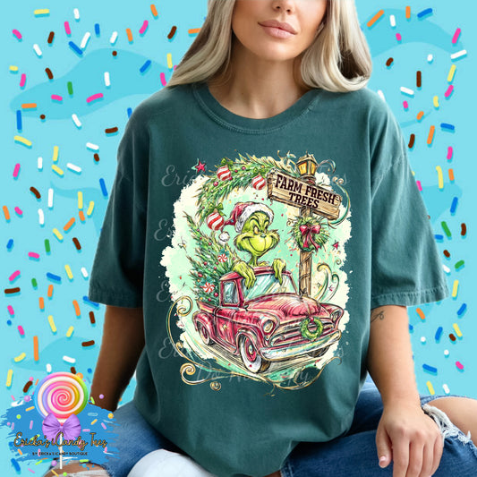 Farm Forest Trees Green Guy - Tees & Sweatshirts