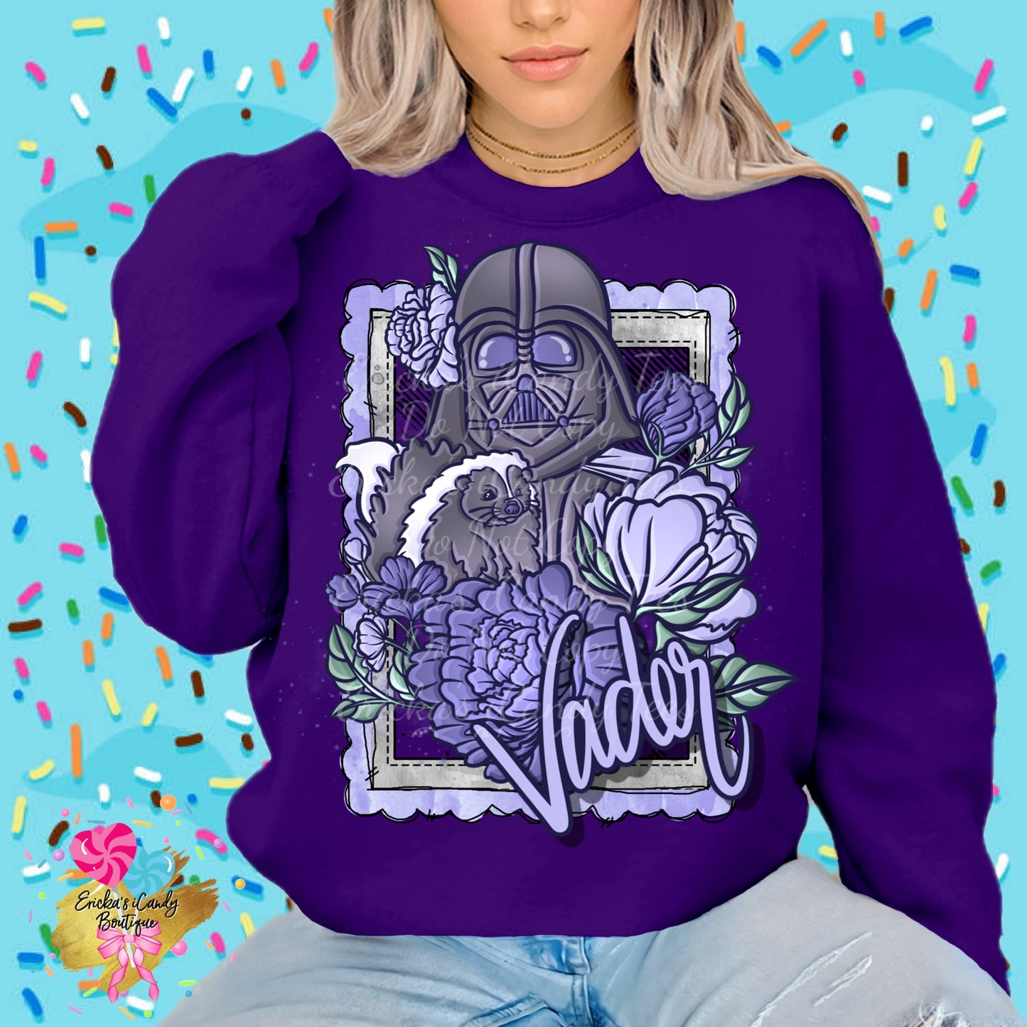 Purple Vader Square - Kids & Adult Apparel