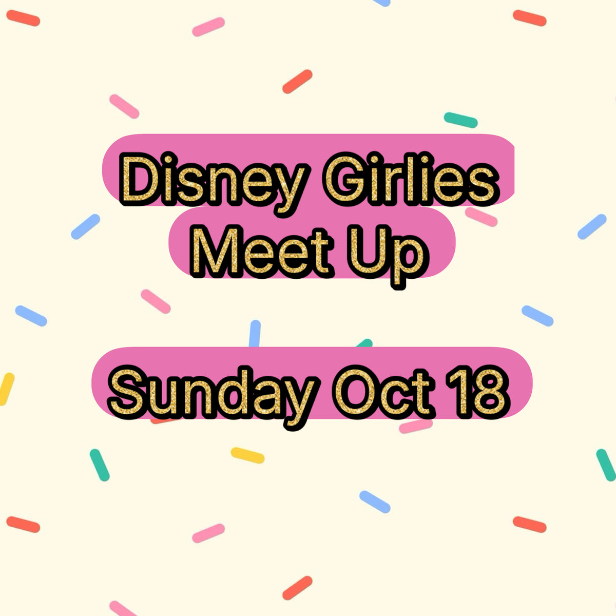 Disney Girlies Meet Up - Sunday 10/18 Boat Shirt