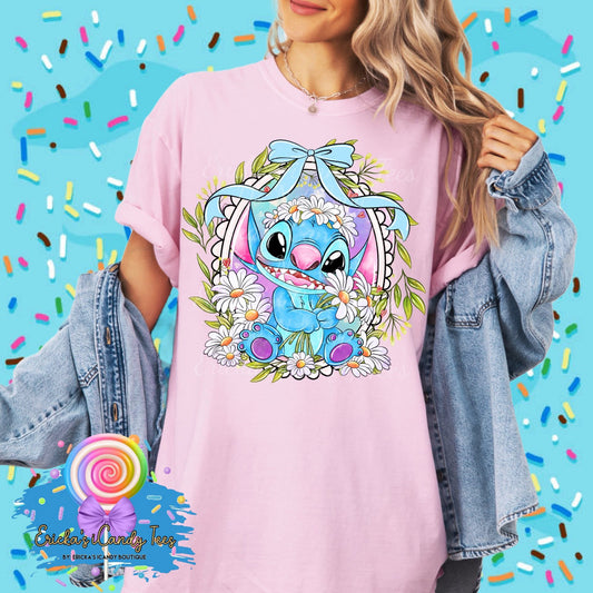 626 Coquette Floral Frame - Kids & Adult Apparel