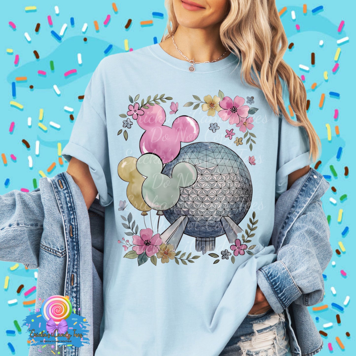 Mouse Ballon Floral Ball  - Kids & Adult Apparel