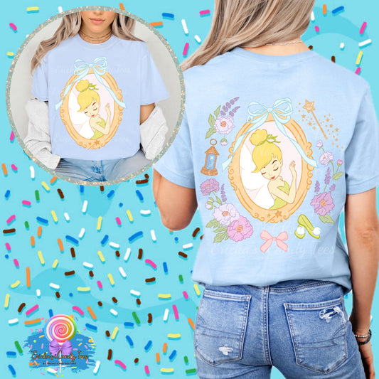 Fairy Princess Floral Coquette - Front & Back Apparel