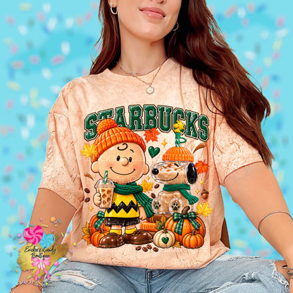 Charlie Snoopy Glass Starbies - Kids & Adult Apparel