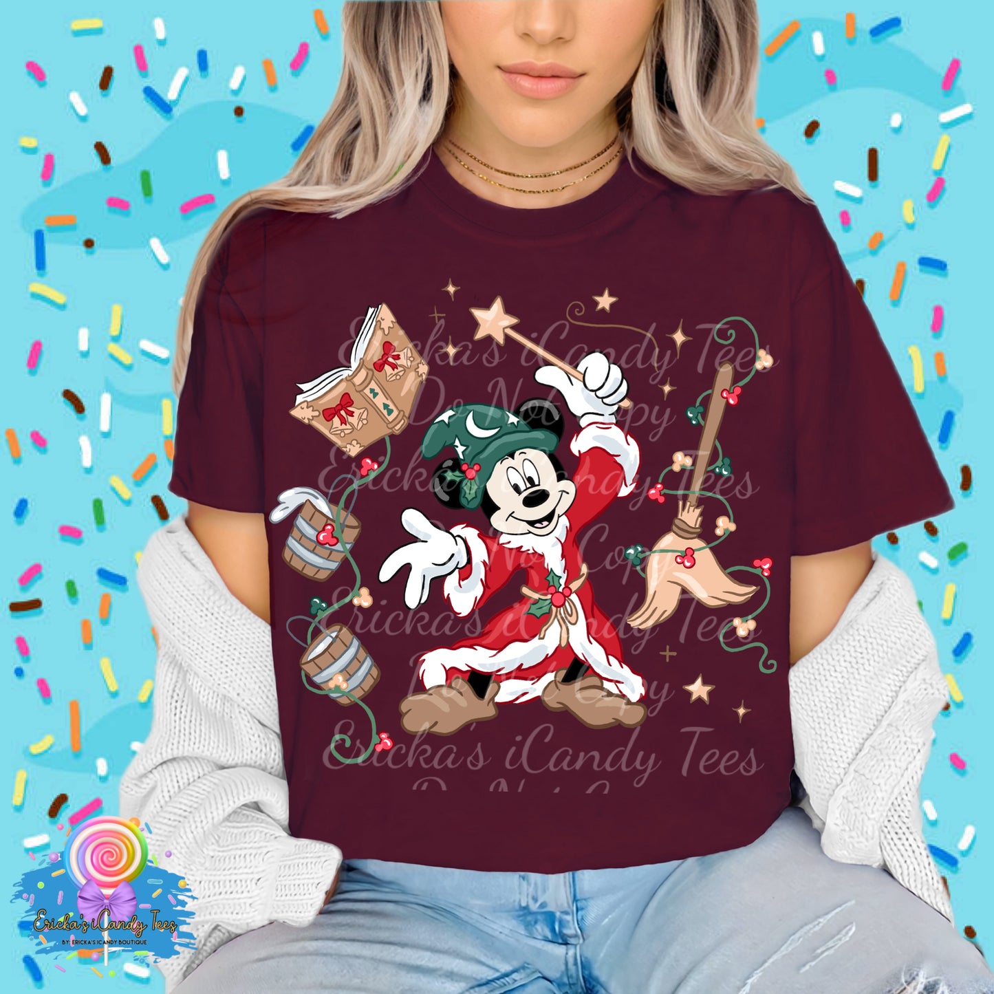Sorcerer Christmas Mouse - Tees & Sweatshirts