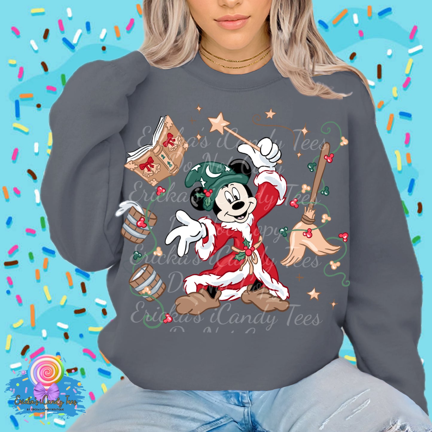 Sorcerer Christmas Mouse - Tees & Sweatshirts