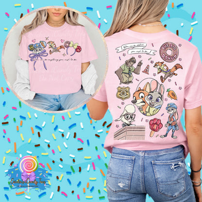 Zootopia Ears Hat Handdrawn - Front & Back Tees & Sweatshirts