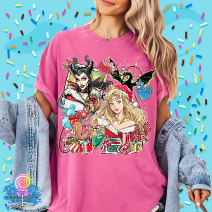 Christmas Character Polaroid (Choose Character) - Kids & Adult Apparel