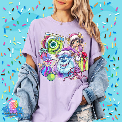 Christmas Character Polaroid (Choose Character) - Kids & Adult Apparel