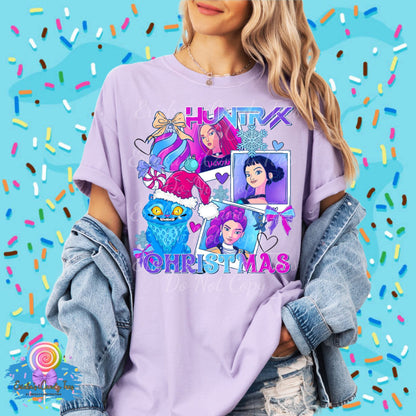 Christmas Character Polaroid (Choose Character) - Kids & Adult Apparel