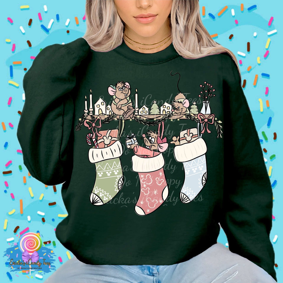3 Mice Stockings - Kids & Adult Apparel