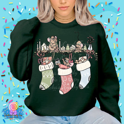 3 Mice Stockings - Kids & Adult Apparel