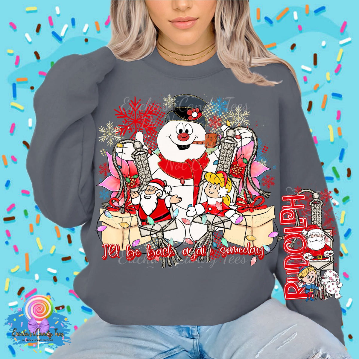 Christmas Character Macrame (Choose Character) - Kids & Adult Apparel