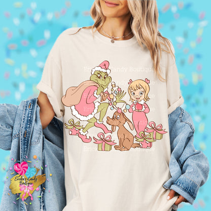 Pink Grinch Gang - Kids & Adult Apparel